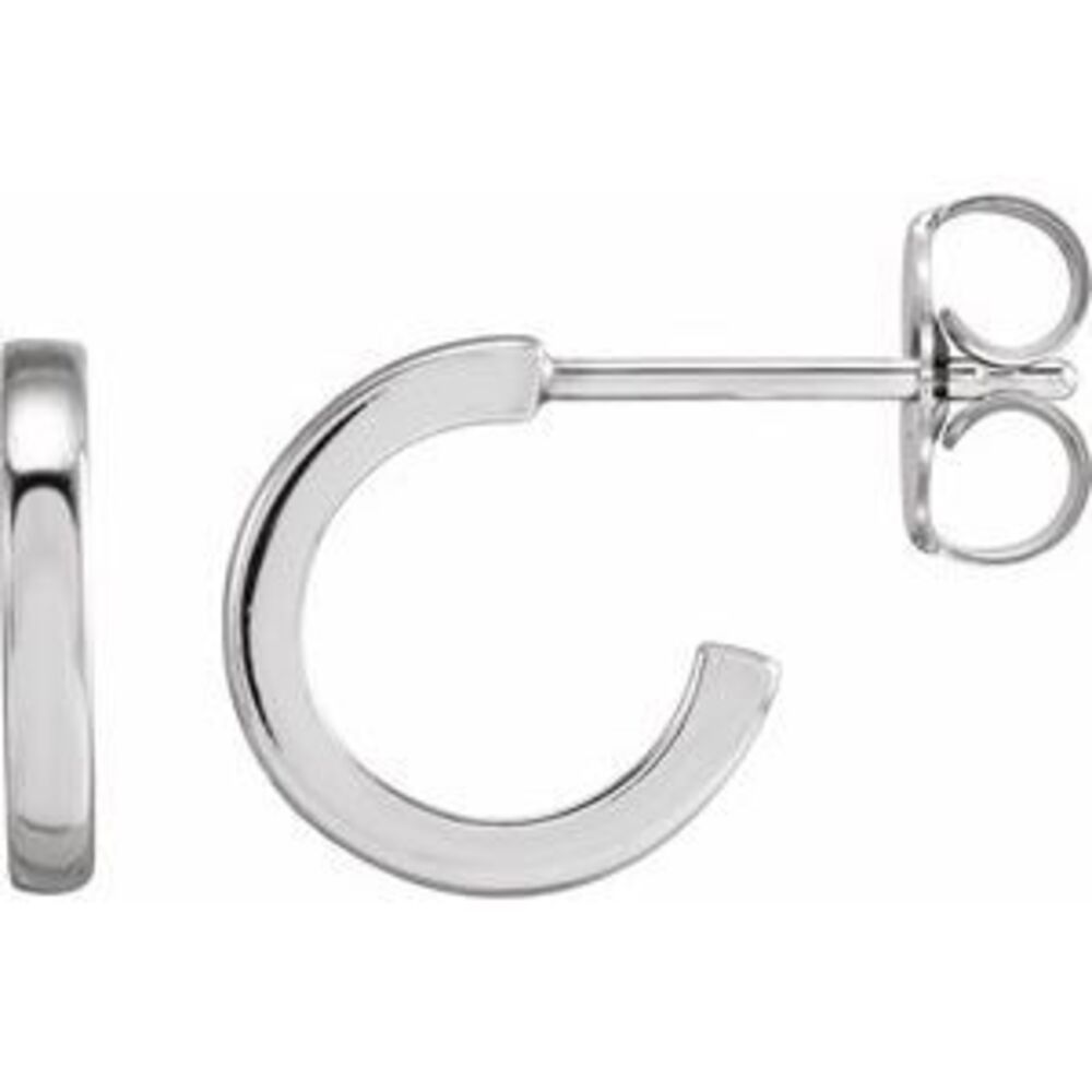 925 Sterling Silver Hoop Earrings | Lightweight Hoop Earrings For Gift - 10mm